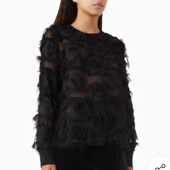 Marella Damien Feather Long Sleeve Top - Picture 2 of 13